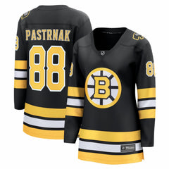 NHL Black David Pastrnak Boston Bruins Fanatics Women's Home Breakaway Jersey