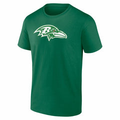 Lamar Jackson  St. Patrick's Day Icon Name & Number T-Shirt - Baltimore Ravens