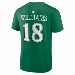 Caleb Williams  St. Patrick's Day Icon Name & Number T-Shirt - Chicago Bears