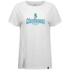 MLB Seattle Mariners Levelwear Women's Blue Haven Influx Cornerstone T-Shirt