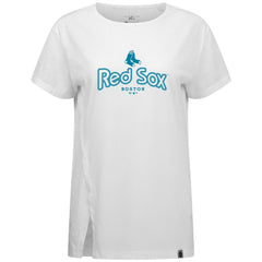 MLB Boston Red Sox Levelwear Women's Blue Haven Influx Cornerstone T-Shirt