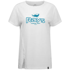 MLB Tampa Bay Rays Levelwear Women's Blue Haven Influx Cornerstone T-Shirt