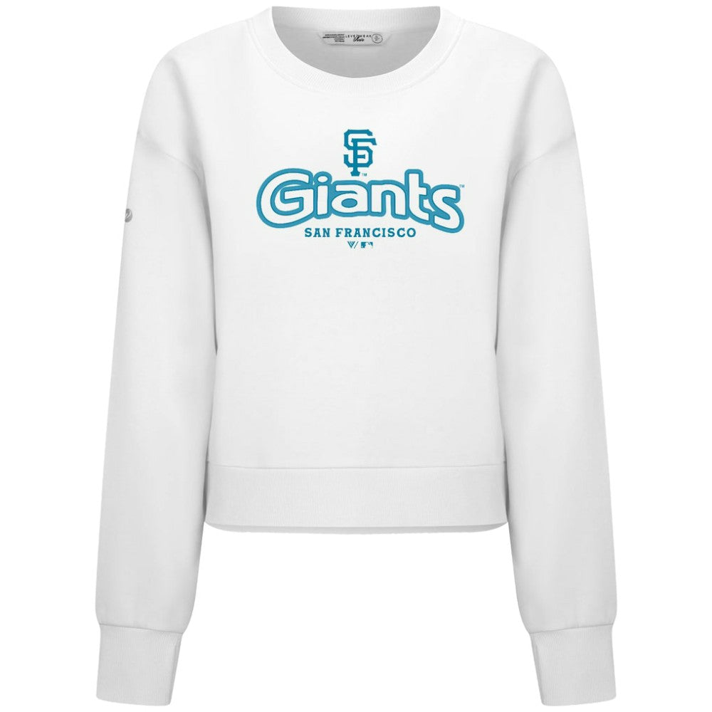 MLB San Francisco Giants Levelwear Women's Judd Cornerstone Cropped Sweatshirt