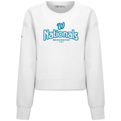 MLB Washington Nationals Levelwear Women's Judd Cornerstone Cropped Sweatshirt