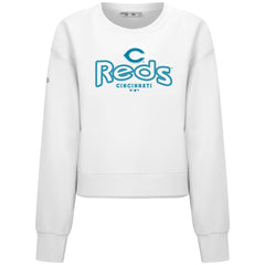 MLB Cincinnati Reds Levelwear Women's Judd Cornerstone Cropped Sweatshirt