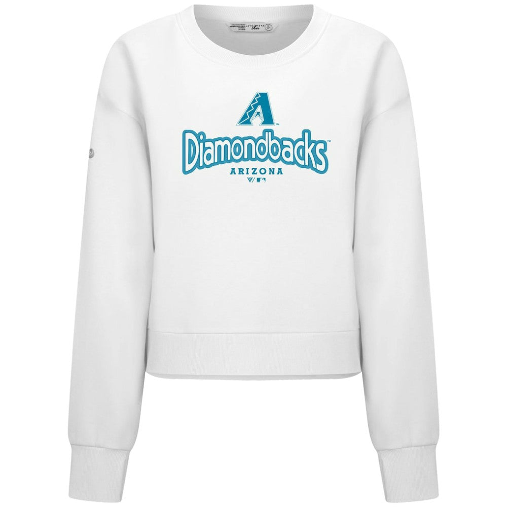 MLB Arizona Diamondbacks Levelwear Women's Judd Cornerstone Cropped Sweatshirt