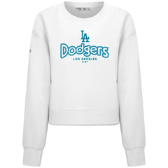 MLB Los Angeles Dodgers Levelwear Women's Judd Cornerstone Cropped Sweatshirt