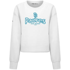 MLB San Diego Padres Levelwear Women's Judd Cornerstone Cropped Sweatshirt
