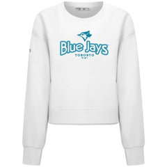 MLB Toronto Blue Jays Levelwear Women's Judd Cornerstone Cropped Sweatshirt