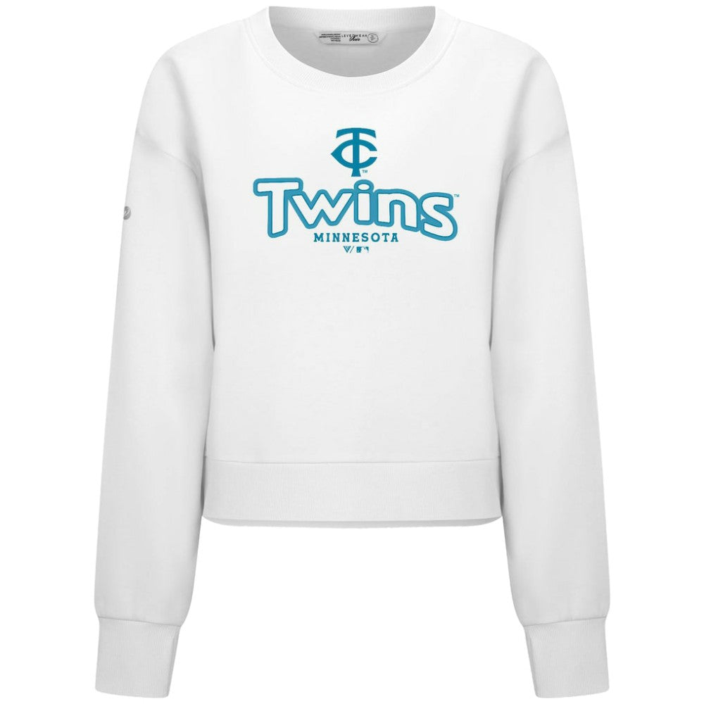 MLB Minnesota Twins Levelwear Women's Judd Cornerstone Cropped Sweatshirt