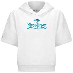 MLB Toronto Blue Jays Levelwear Women's Amber Short Sleeve Cornerstone Hoodie