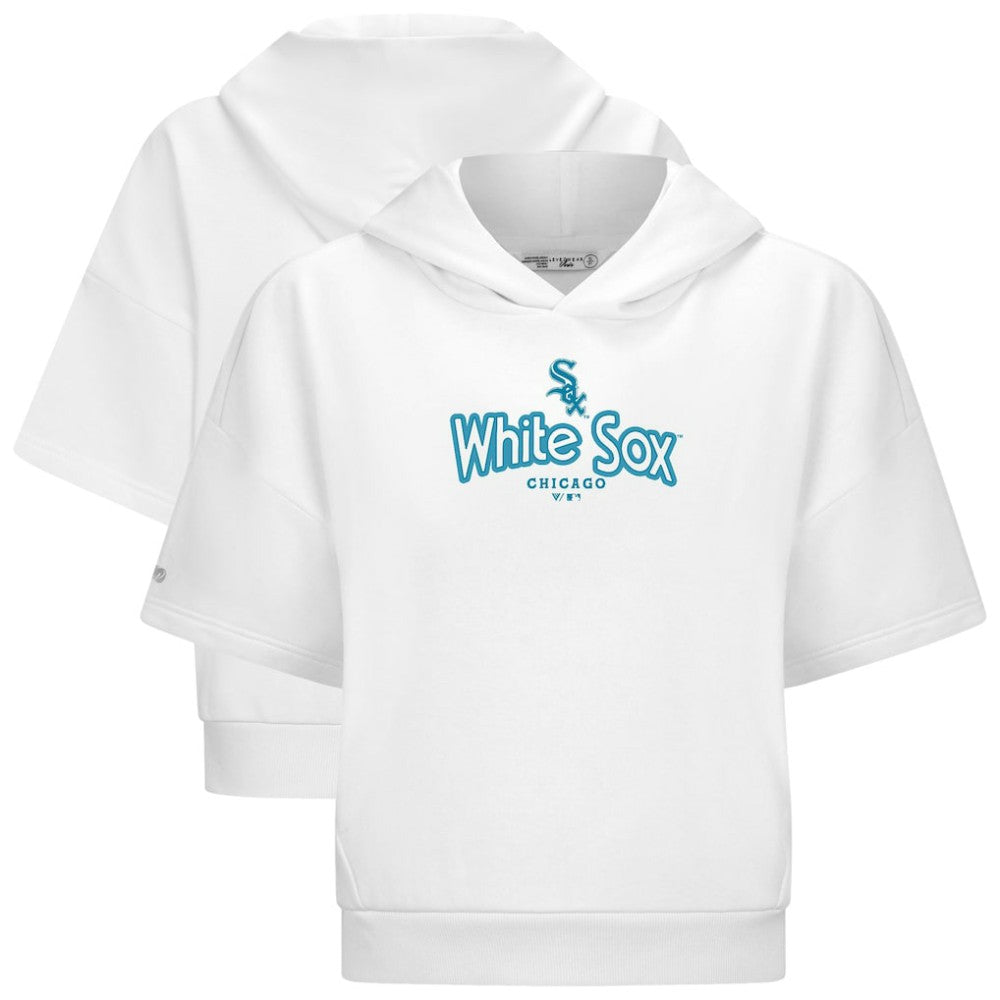 MLB Chicago White Sox Levelwear Women's Amber Short Sleeve Cornerstone Hoodie