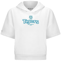 MLB Detroit Tigers Levelwear Women's Amber Short Sleeve Cornerstone Hoodie
