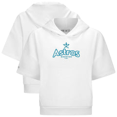 MLB Houston Astros Levelwear Women's Amber Short Sleeve Cornerstone Hoodie