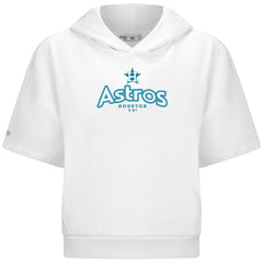 MLB Houston Astros Levelwear Women's Amber Short Sleeve Cornerstone Hoodie