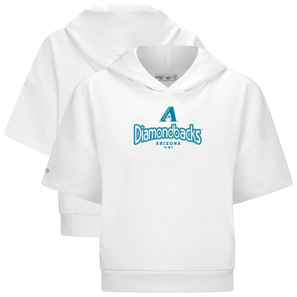 MLB Arizona Diamondbacks Levelwear Women's Amber Short Sleeve Cornerstone Hoodie