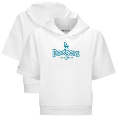 MLB Los Angeles Dodgers Levelwear Women's Amber Short Sleeve Cornerstone Hoodie