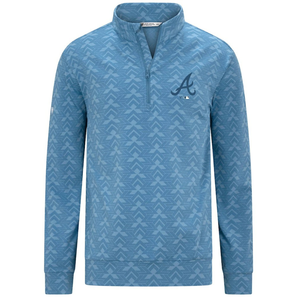 MLB Atlanta Braves Levelwear Chameleon Quarter-Zip Pullover