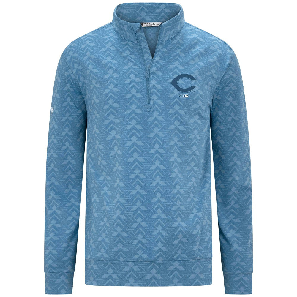 MLB Cincinnati Reds Levelwear Chameleon Quarter-Zip Pullover