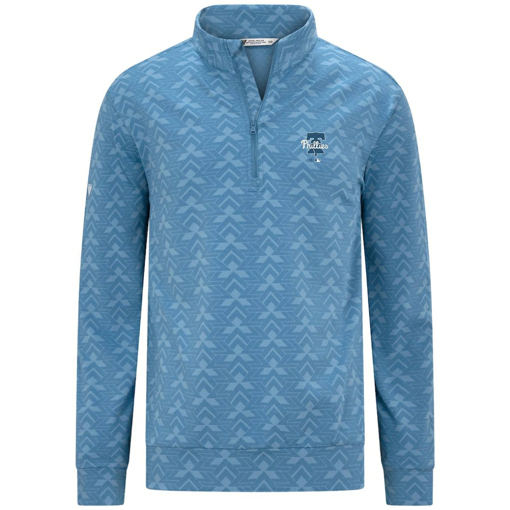 MLB Philadelphia Phillies Levelwear Chameleon Quarter-Zip Pullover