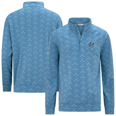MLB Miami Marlins Levelwear Chameleon Quarter-Zip Pullover
