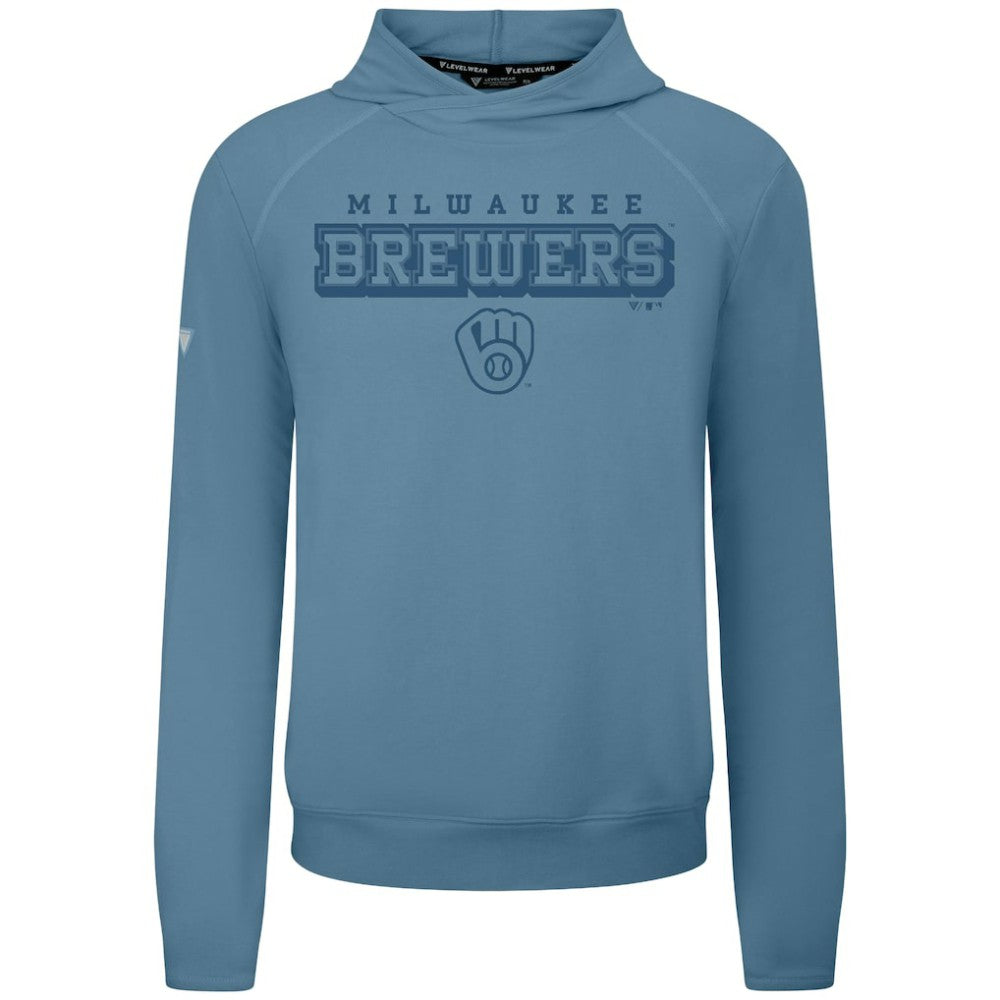 MLB Milwaukee Brewers Levelwear Mandate Tri-Blend Hoodie