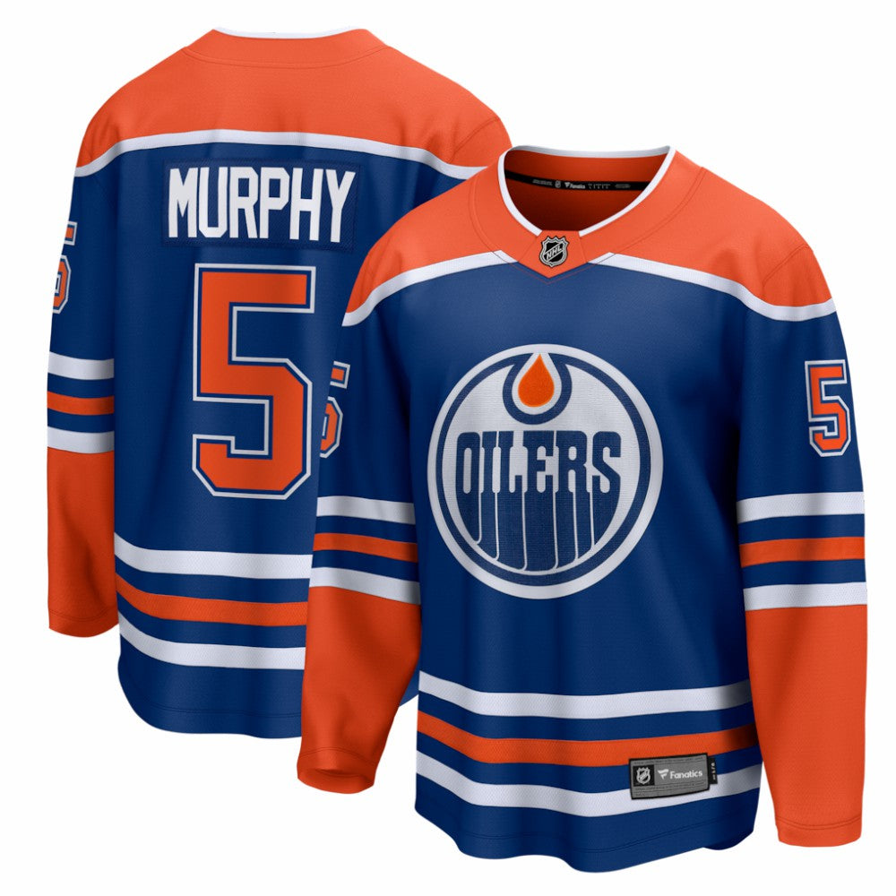 NHL Royal Connor Murphy Edmonton Oilers Fanatics Home Breakaway Jersey