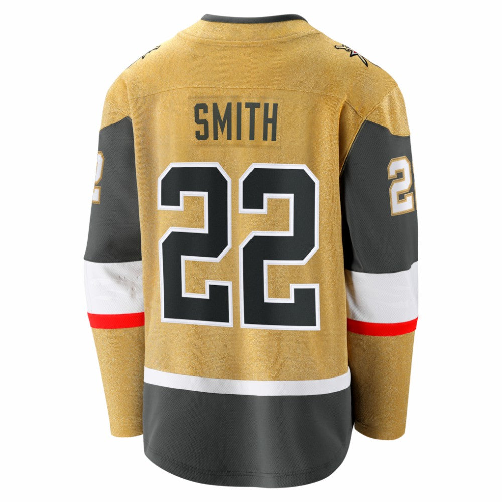 NHL Gold Cole Smith Vegas Golden Knights Fanatics Home Breakaway Jersey