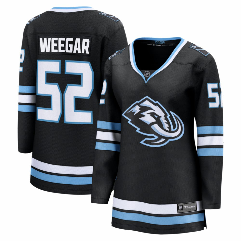 NHL Black MacKenzie Weegar Utah Mammoth Fanatics Women's Home Breakaway Jersey