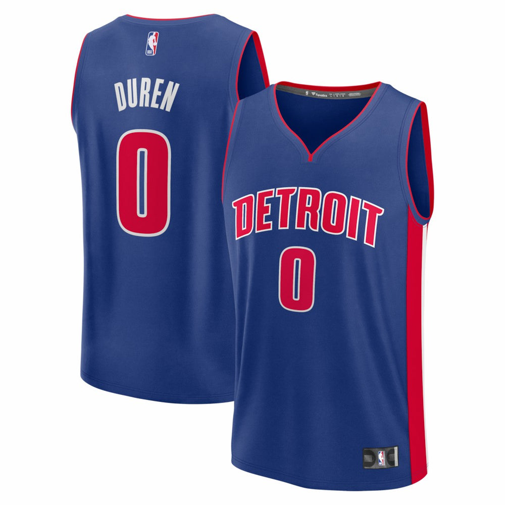 NBA Jalen Duren Detroit Pistons Fast Break Replica Jersey sale