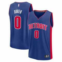 NBA Jalen Duren Detroit Pistons Fast Break Replica Jersey sale