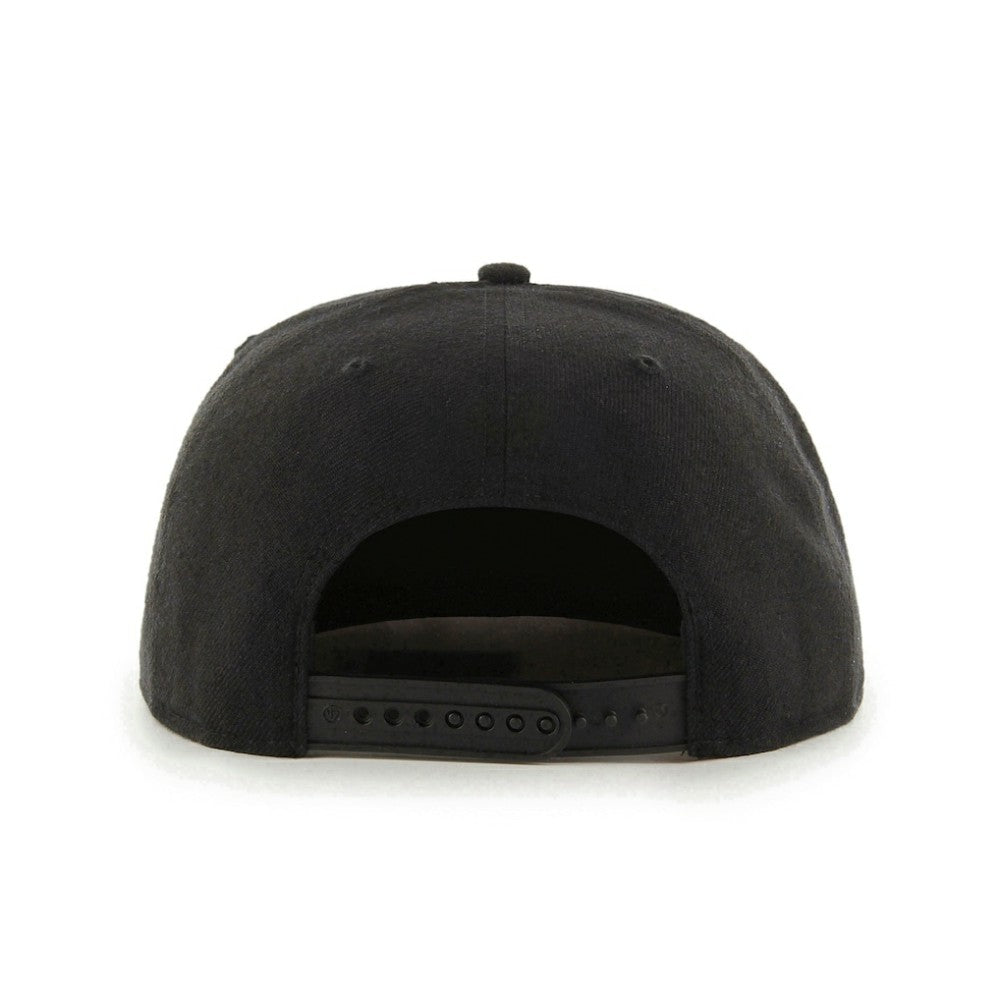 NHL Black Anaheim Ducks '47 No Shot Captain Snapback Hat