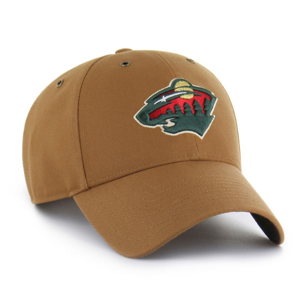 NHL Tan Minnesota Wild Carhartt x '47 MVP Structured Adjustable Hat