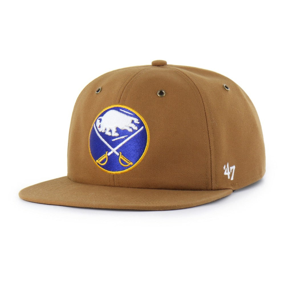 NHL Tan Buffalo Sabres Carhartt x '47 Captain Snapback Hat