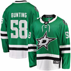 NHL Kelly Green Michael Bunting Dallas Stars Fanatics Home Breakaway Jersey