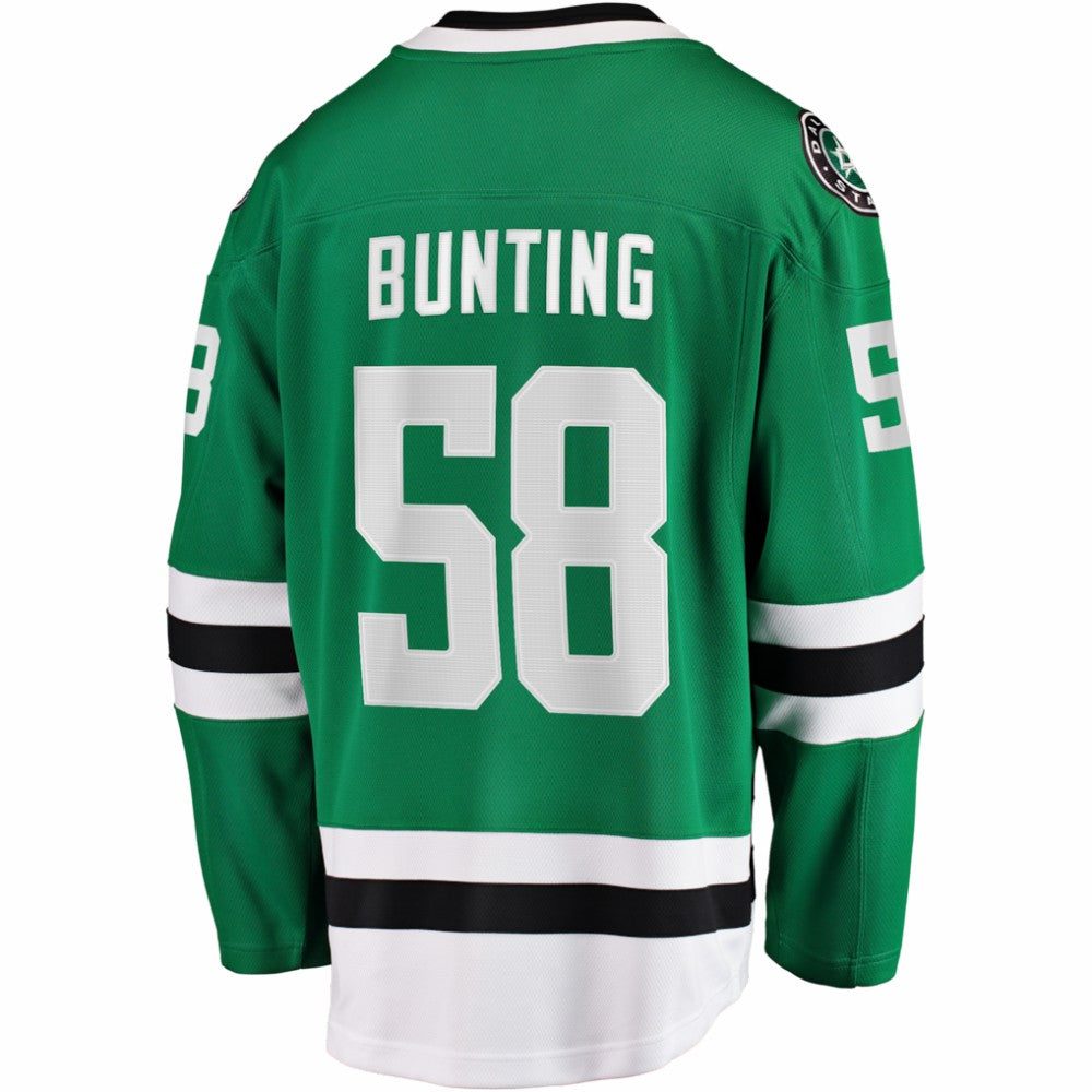 NHL Kelly Green Michael Bunting Dallas Stars Fanatics Home Breakaway Jersey