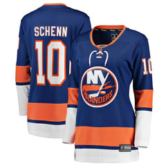NHL Blue Brayden Schenn New York Islanders Fanatics Women's Home Breakaway Jersey
