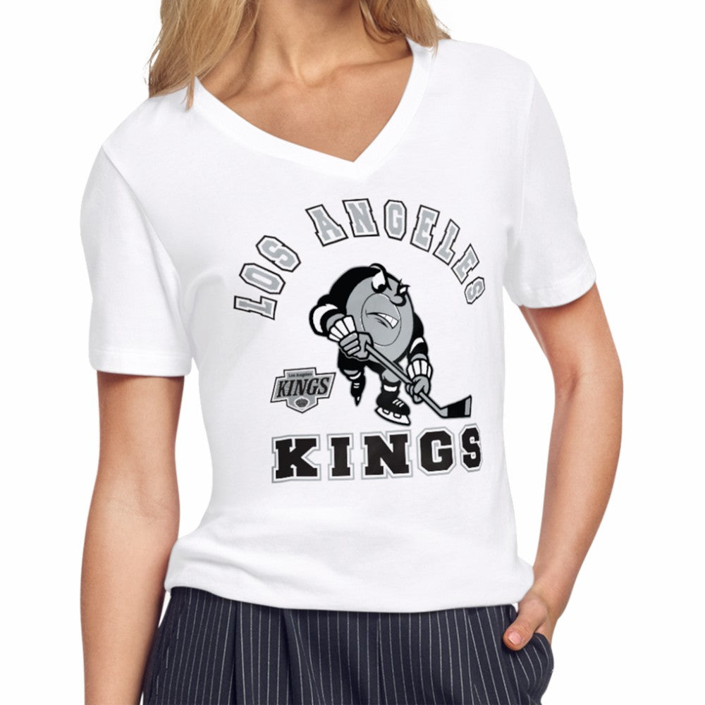NHL White Los Angeles Kings Starter Women's Tough Puck T-Shirt