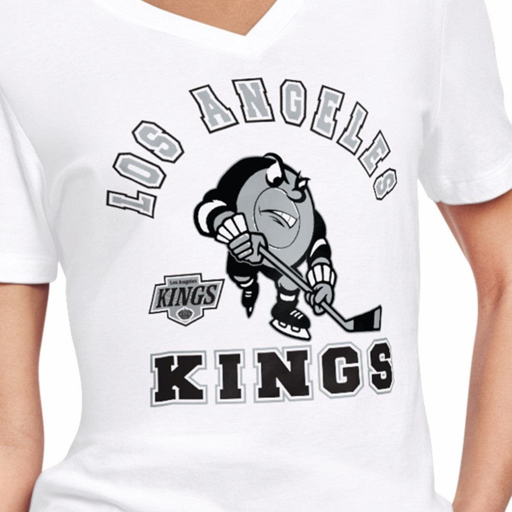 NHL White Los Angeles Kings Starter Women's Tough Puck T-Shirt