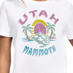 NHL White Utah Mammoth Starter Women's Tonal Beach T-Shirt