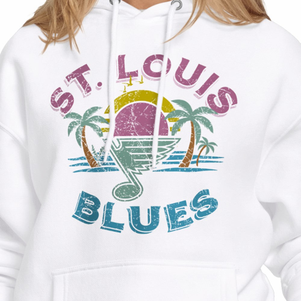 NHL White St. Louis Blues Starter Women's Tonal Beach Hoodie