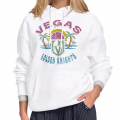NHL White Vegas Golden Knights Starter Women's Tonal Beach Hoodie