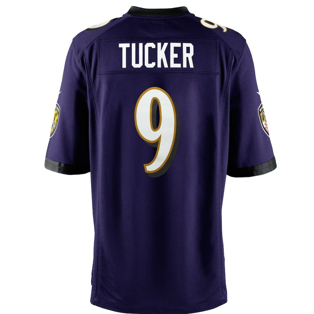 Justin Tucker  Youth Game Jersey - Baltimore Ravens