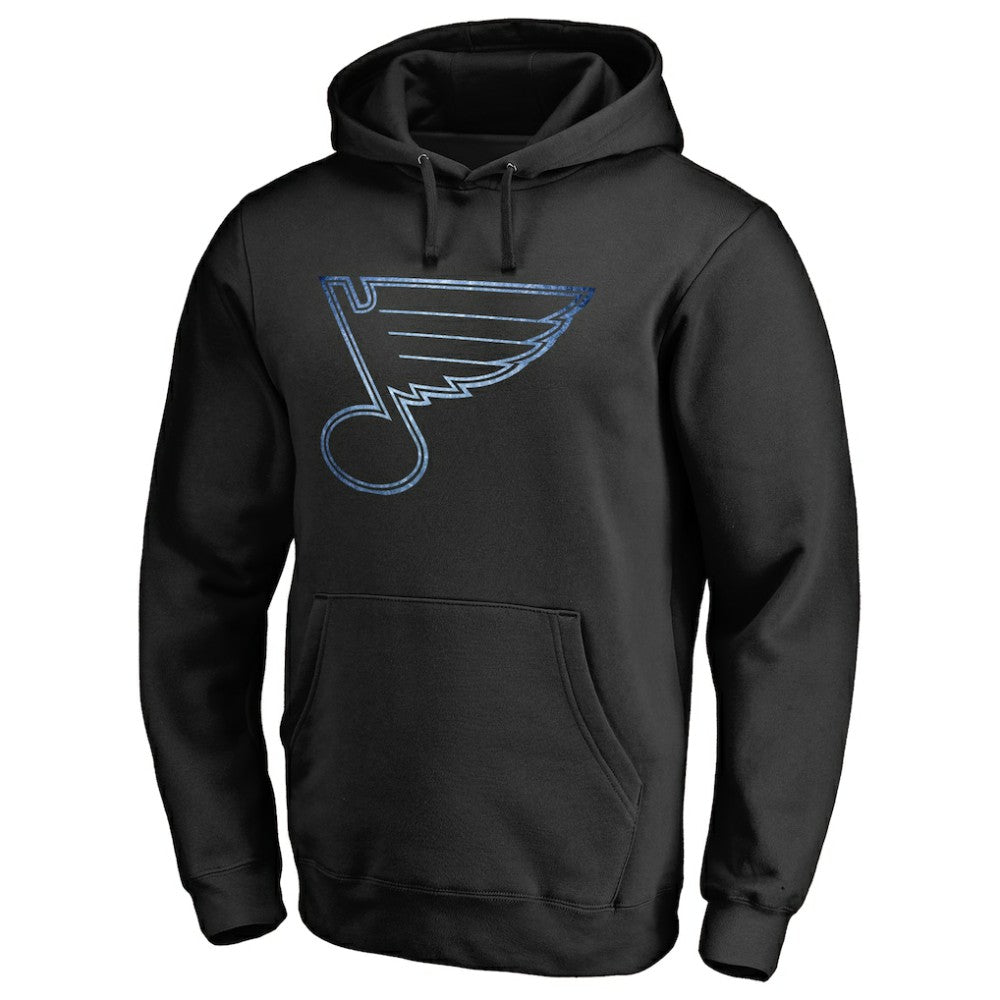 NHL Black St. Louis Blues Rinkside Pond Hockey Pullover Hoodie
