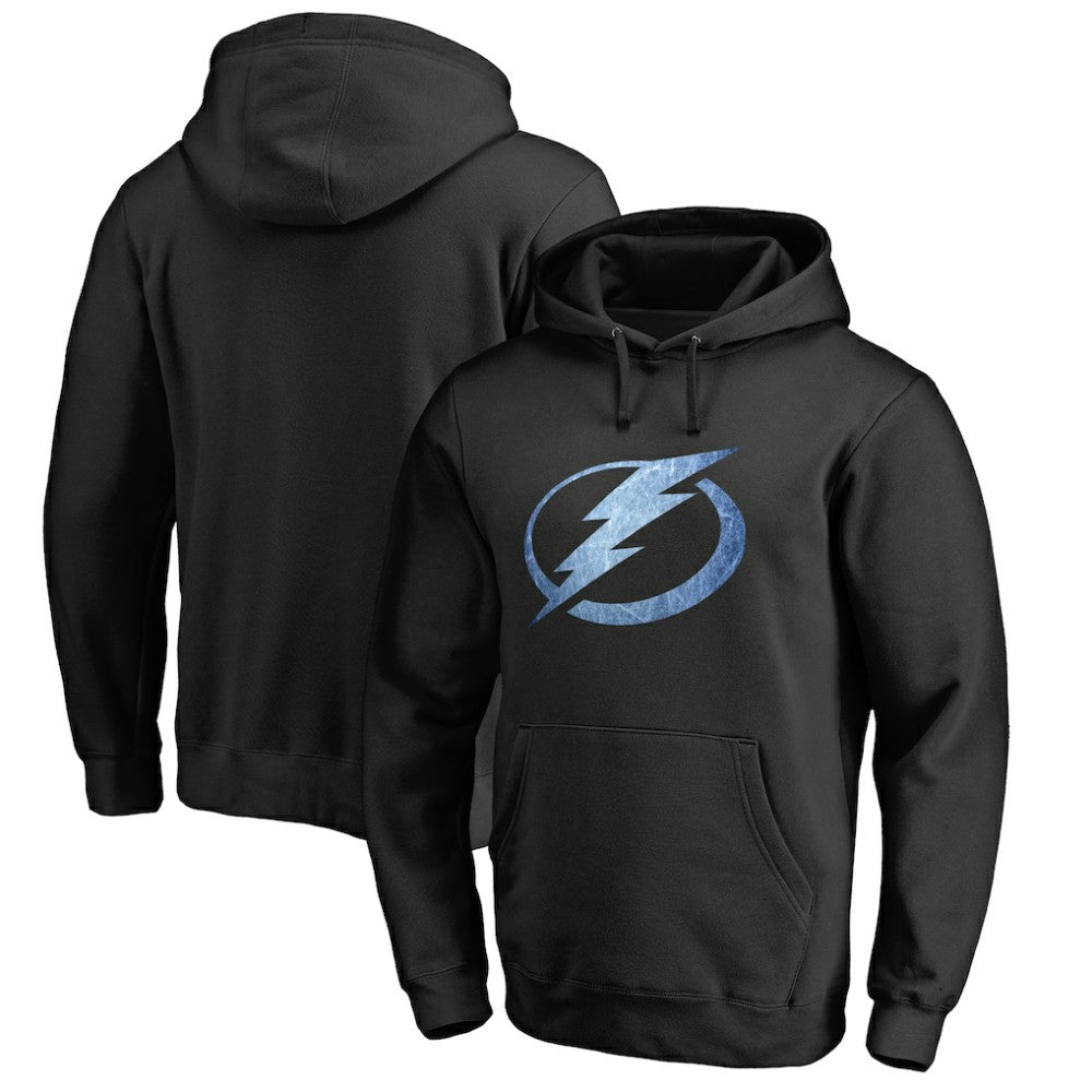 NHL Black Tampa Bay Lightning Rinkside Pond Hockey Pullover Hoodie