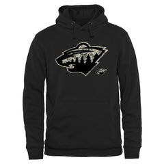 NHL Black Minnesota Wild Rink Warrior Pullover Hoodie