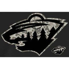 NHL Black Minnesota Wild Rink Warrior Pullover Hoodie