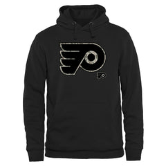 NHL Black Philadelphia Flyers Rink Warrior Pullover Hoodie