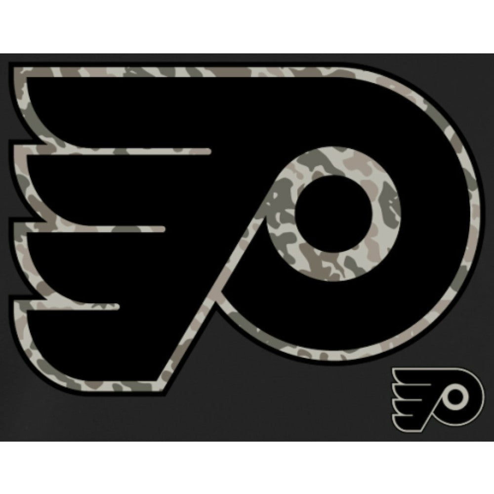 NHL Black Philadelphia Flyers Rink Warrior Pullover Hoodie