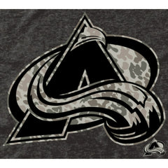 NHL This item will ship within 2 business days. Men's Colorado Avalanche Black Rink Warrior Tri-Blend T-Shirt